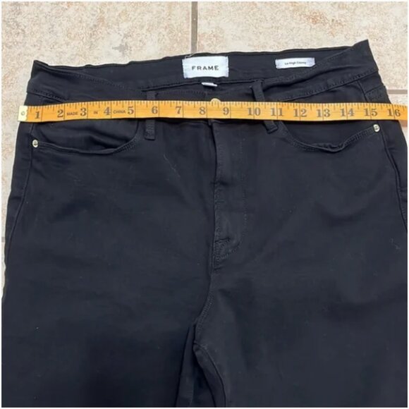 FRAME DENIM Le High Skinny size 31 black - Picture 8 of 12
